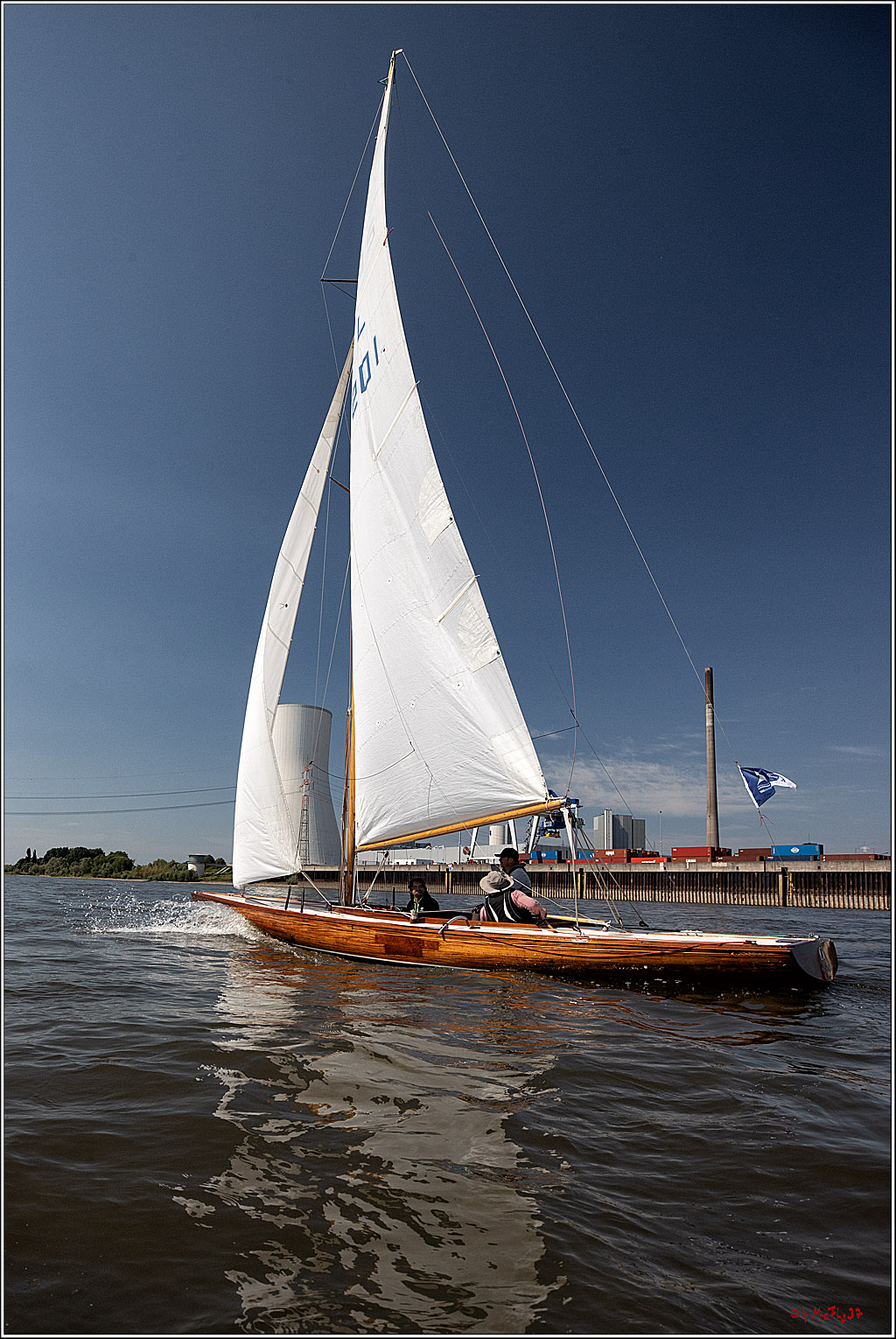 100 Jahre Rheinwoche 2022 - 4. Wettfahrt Duisburg - Wesel, 04.06.2022,